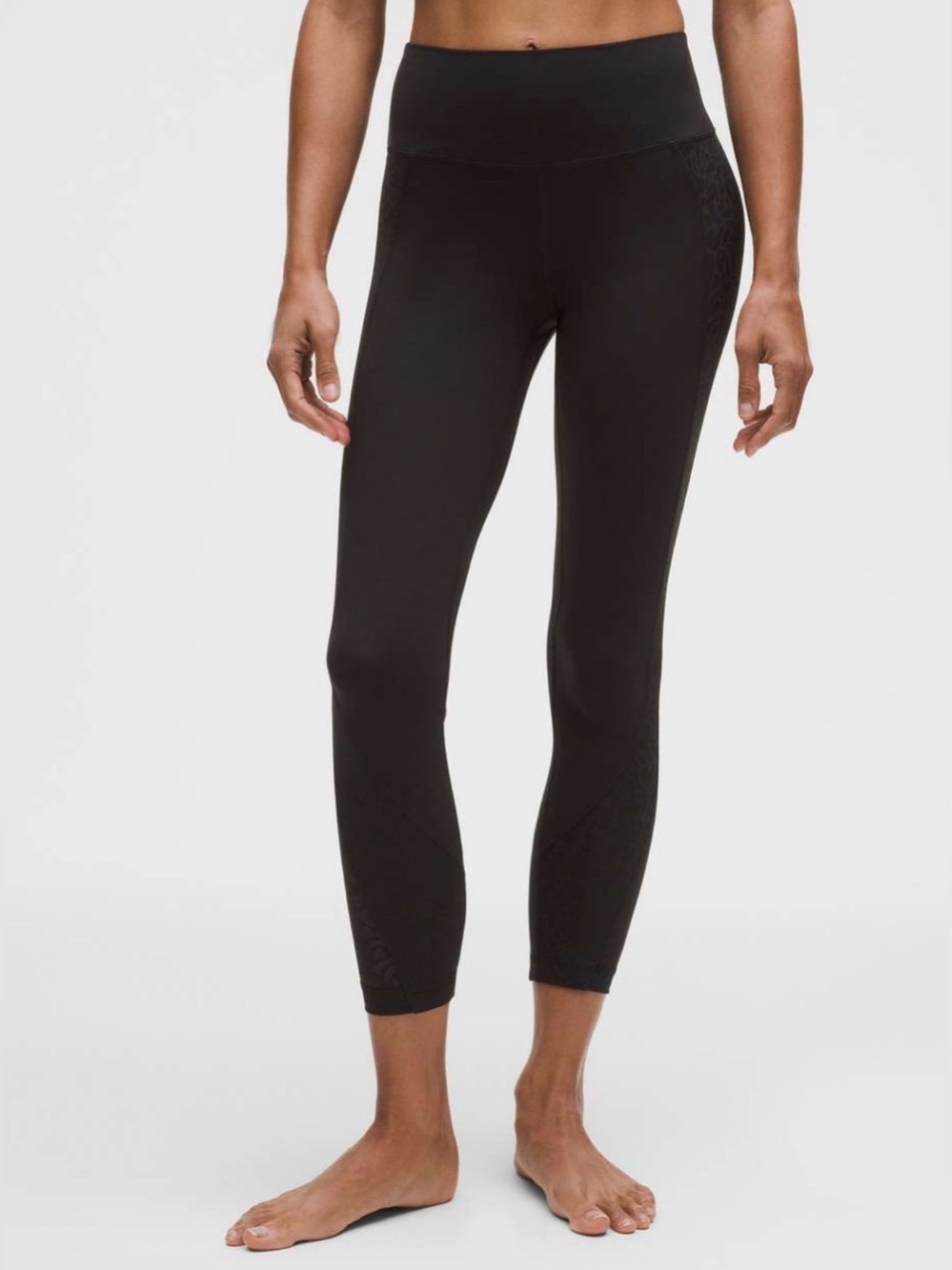Lululemon: Paisley Lace Overlay Tight 25” - Size 14